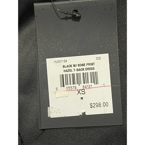 Bird
by Juicy Couture Hazel T-Back Dress Floral Printed Sleeveless Black Bone XS - Picture 3 of 16